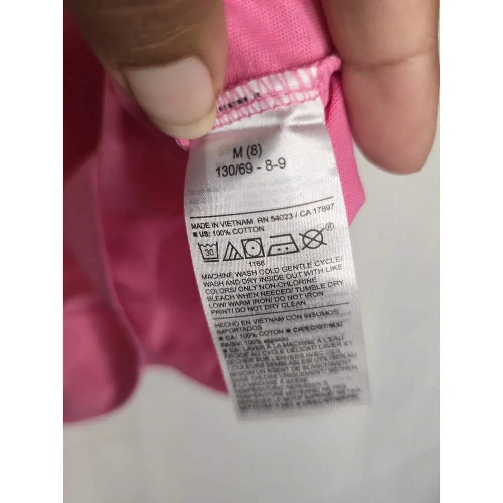 Old Navy Disney Girls Minnie y Daisy Graphic Short Sleeve T-Shirt pink M (8) .